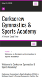 Mobile Screenshot of corkscrewgymnastics.com